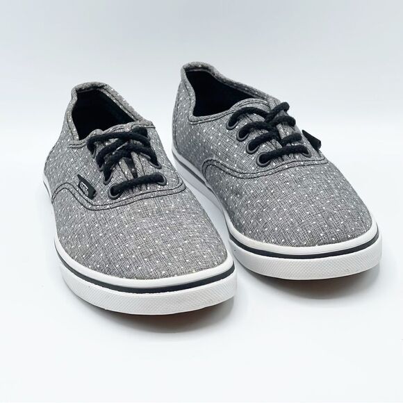 Vans Atwood lace up casual gray polka dot sneakers - Youth 1  - TB4R - Picture 2 of 9